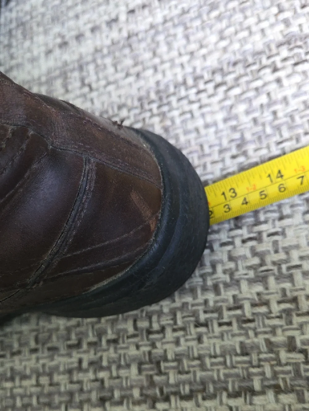 Red Wing Exos Lite 2454 Waterproof Work Boots Brown Worn  Sz 9.5